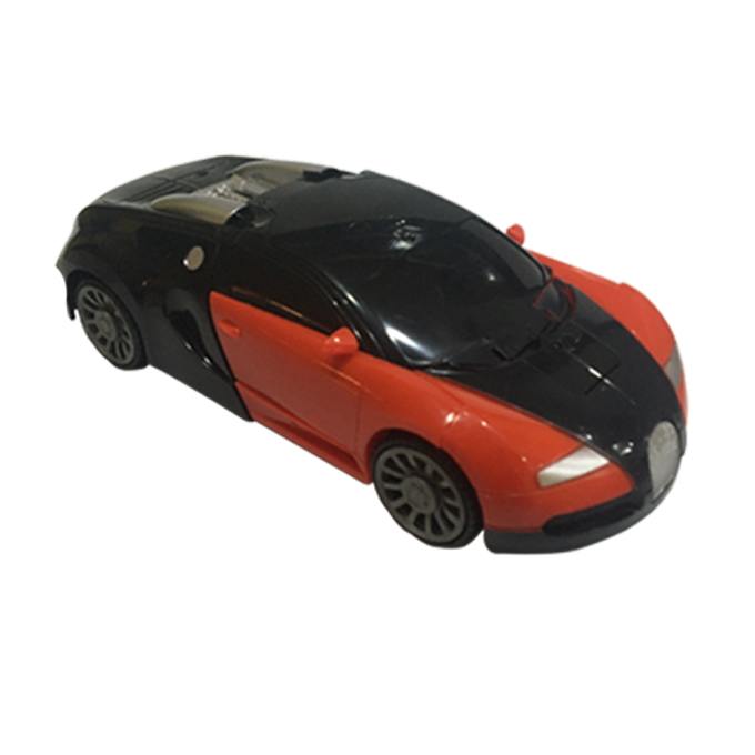 Transformer Bugatti Robot Car - Light & Music - Red