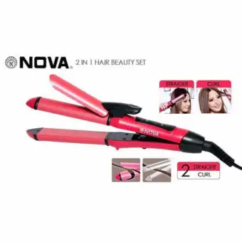 how to use nova 2 in 1 straightener and curler