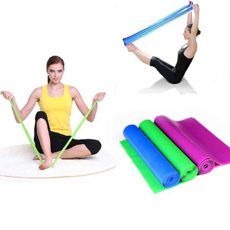 Fitness Band Unisex Yoga Sports Elastic Expander Resistance Bands Elasticas Pull Rope Crossfit Bodybuildiing - 1 Piece Random Color