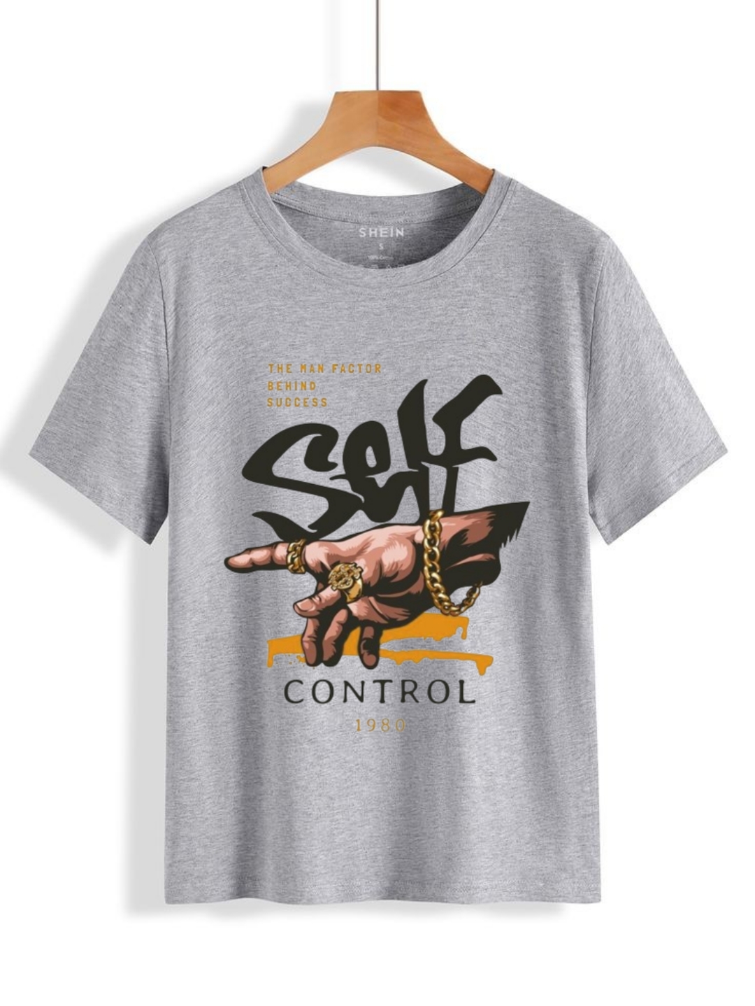Self Control Printed T shirts For Men/Boys Summer Collection