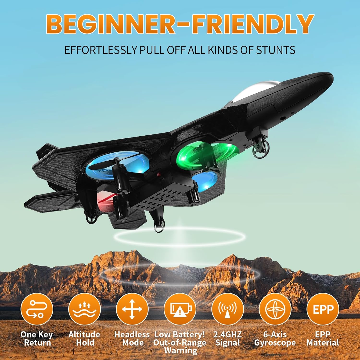 RC Plane 2.4GHz Remote Control Plane L0712 Drone Quadcopter Hovering with Auto Hovering Fighter Jet
