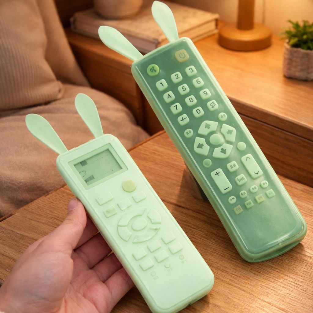 Shockproof Silicone  1 Pcs Dustproof Silicone Remote Control Covers TV & AC Remote Control Case Dust Protect Storage Bag Remote cover