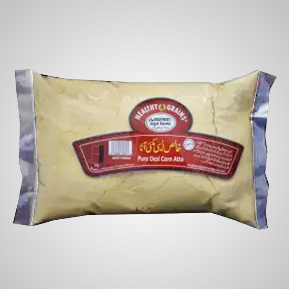 Pure Desi Corn Atta,makai Ka Atta, 1kg Pack Price in Pakistan View