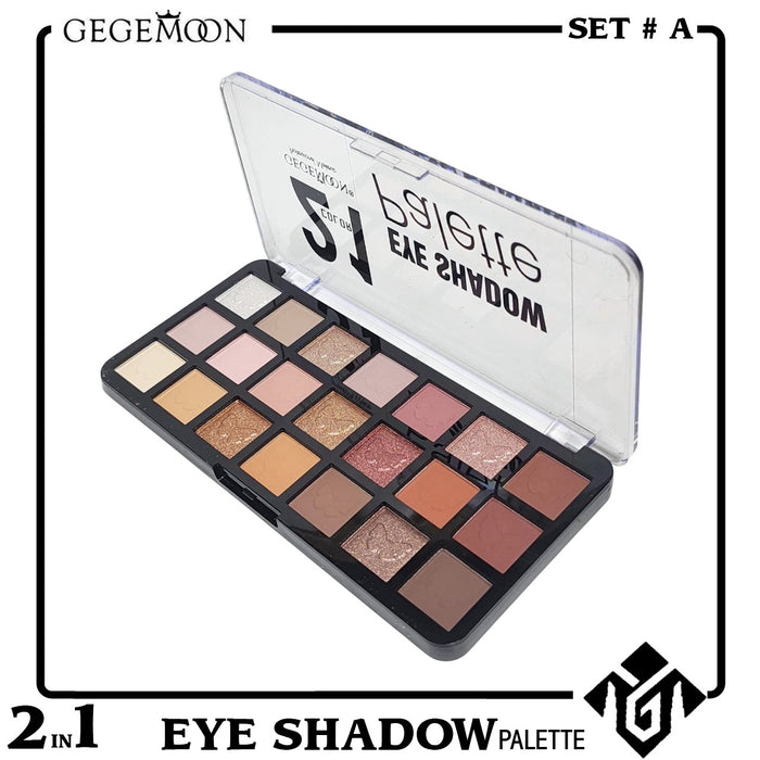 21 Colors Eyeshadow Palette | Matte And Shimmer Shades  Long Lasting Eye Makeup,  Highly Pigmented  Smooth Blendable Colors