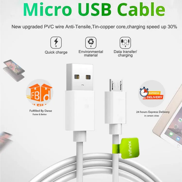 Infinix Usb data cable for charging & data transfer