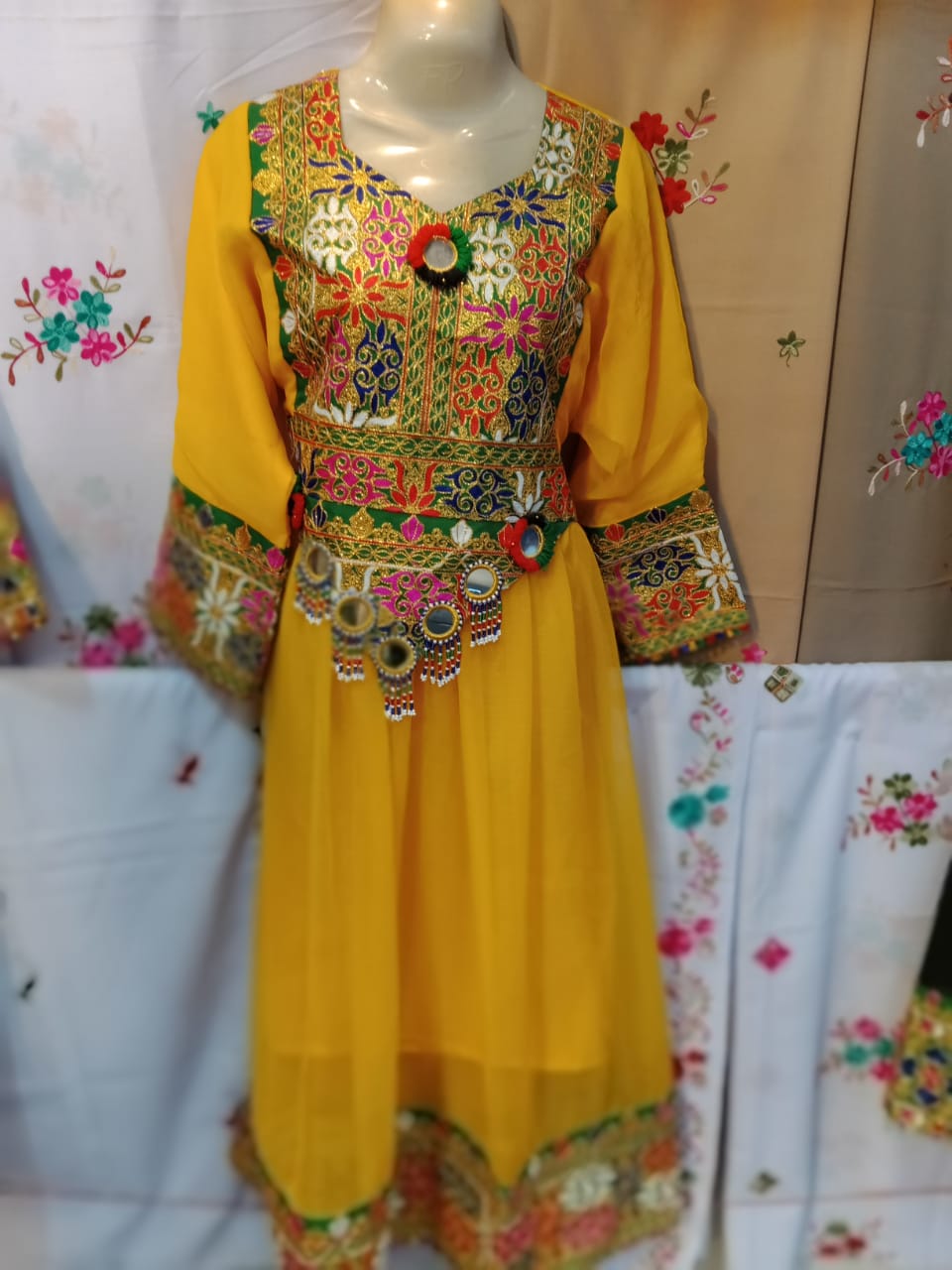 Afghan Dress - Tribal Kuchi Dress - Eid Dresses - Mehandi Dress - Wedding and Party Outfit - Afghani Dress - Traditional Afghan Dress Girls Dress