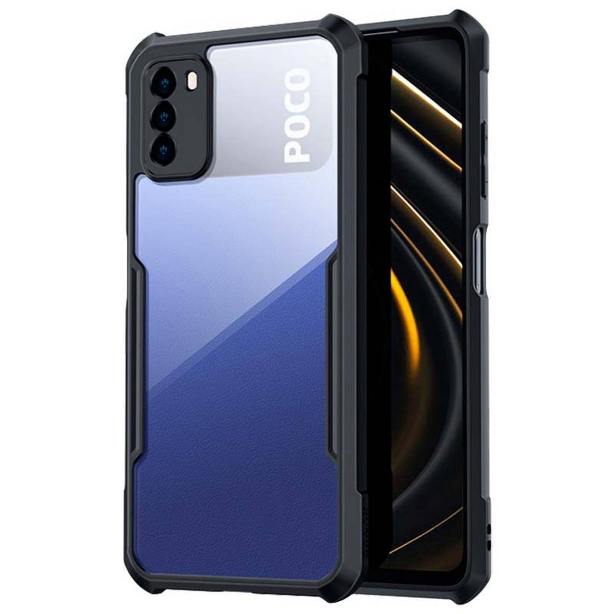 Xiaomi POCO M3 Back Cover Transparent Back Shockproof Corners