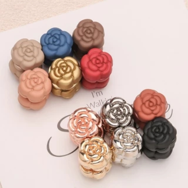 Strong Hijab Magnets – Multi-Design Scarf Magnets, Pinless Magnetic Pins for Muslim Hijab, Multi-Colored Magnetic Buttons for Scarf, Secure and Stylish Closure
