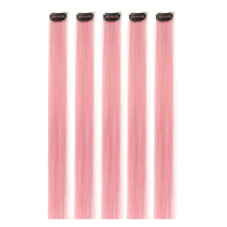 Pack of 5 Hair Mini Extension Pink