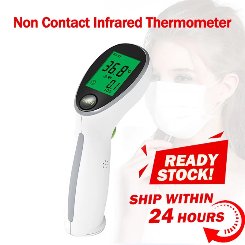 Non-Contact Handheld Infrared Body Baby Adult Thermometer With Lcd Backlight