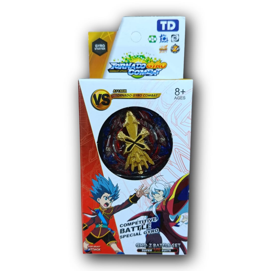Thunder Metal Body String Launcher Beyblade With Stickers Spinning Tops For Kids