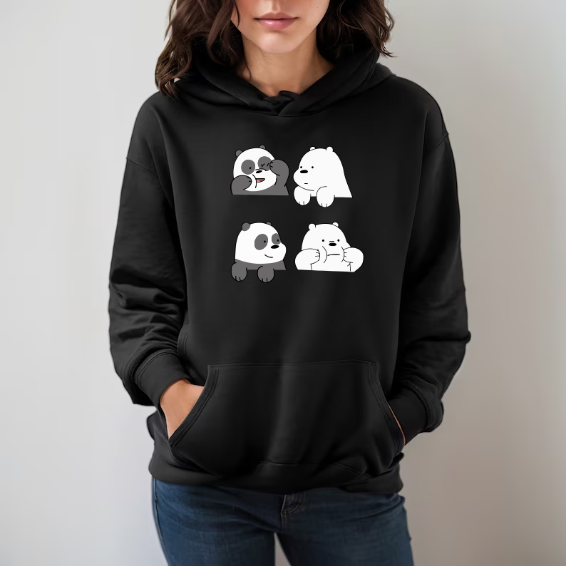 Hoodie bare bears best sale