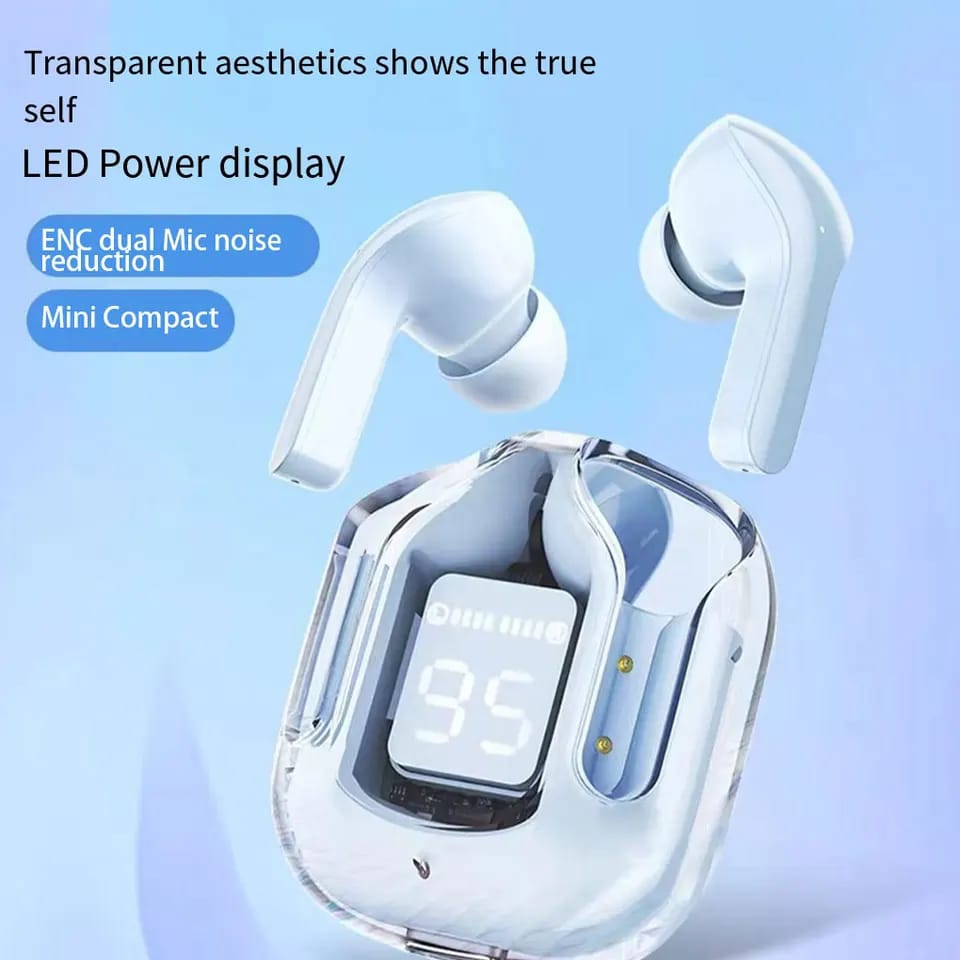 Air31 Bluetooth 5.3 Wireless Earbuds with Touch Controls, Crystal Clear Sound, IPX7 Waterproof, Long Battery Life, and Charging Case for All Bluetooth Devices