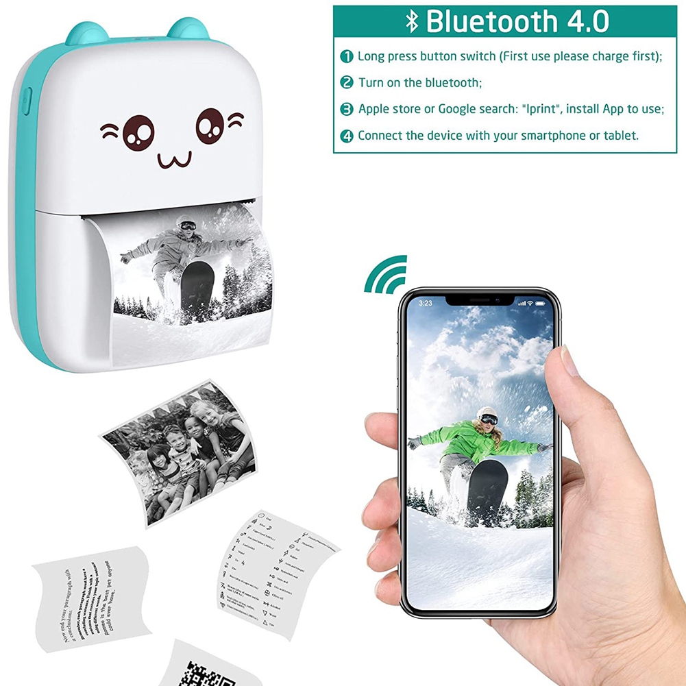 Pocket Printer, Thermal Photo Printer 