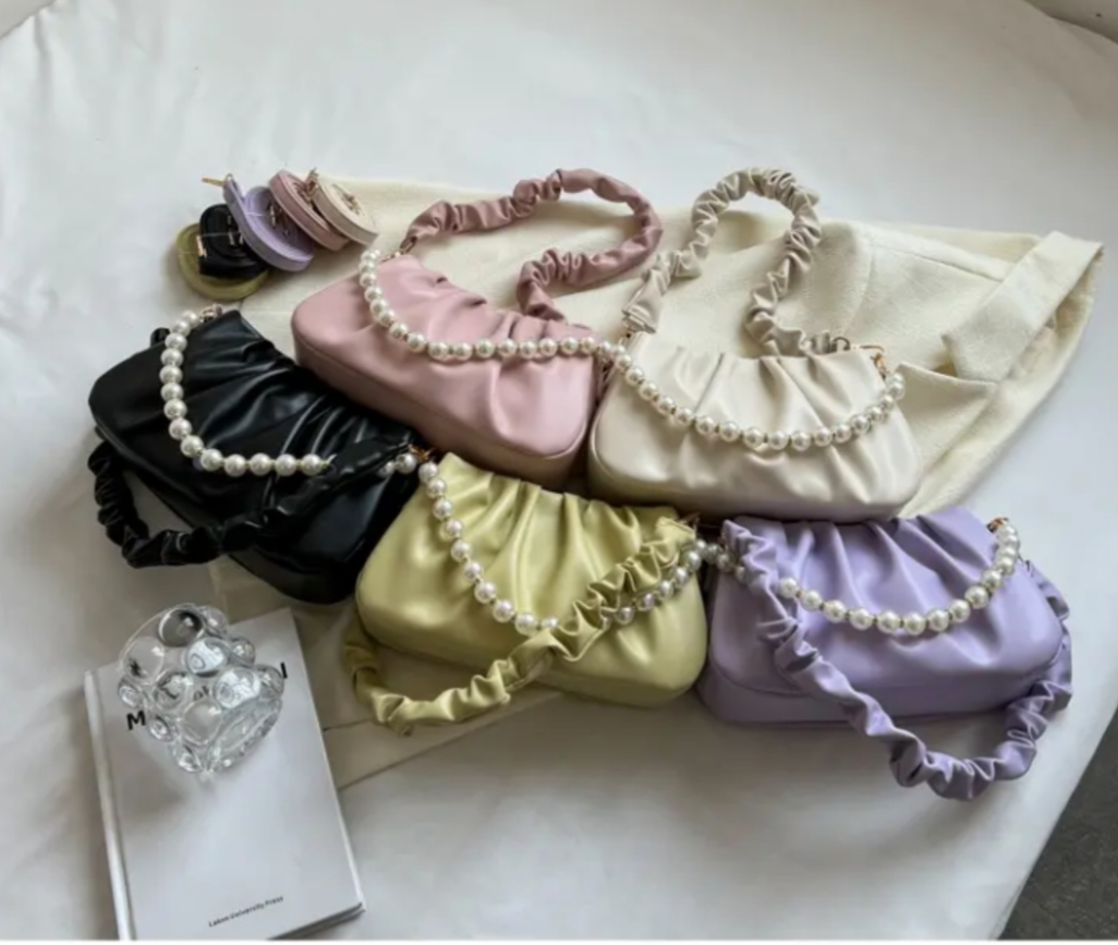 Stylish hand bags for girls with stylish golden chain and long strap top trend stylish Elegant crossbody bag long strap for girls and women