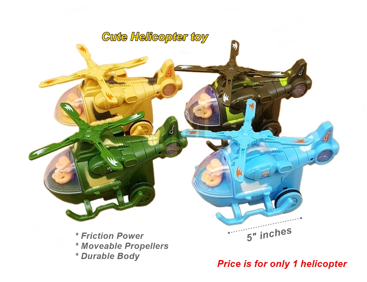 Helicopter with Friction Power for Kids