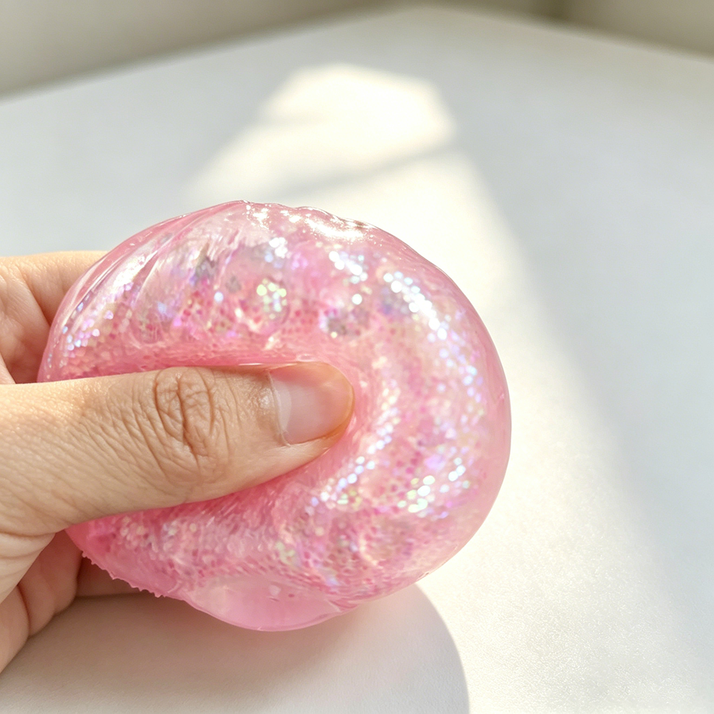 New Glitter Rare Hidden Edition Dumpling Squishy Sparkle Bun Sensory Steamer Soft Fidget Toy Stress Relief for Adults Office