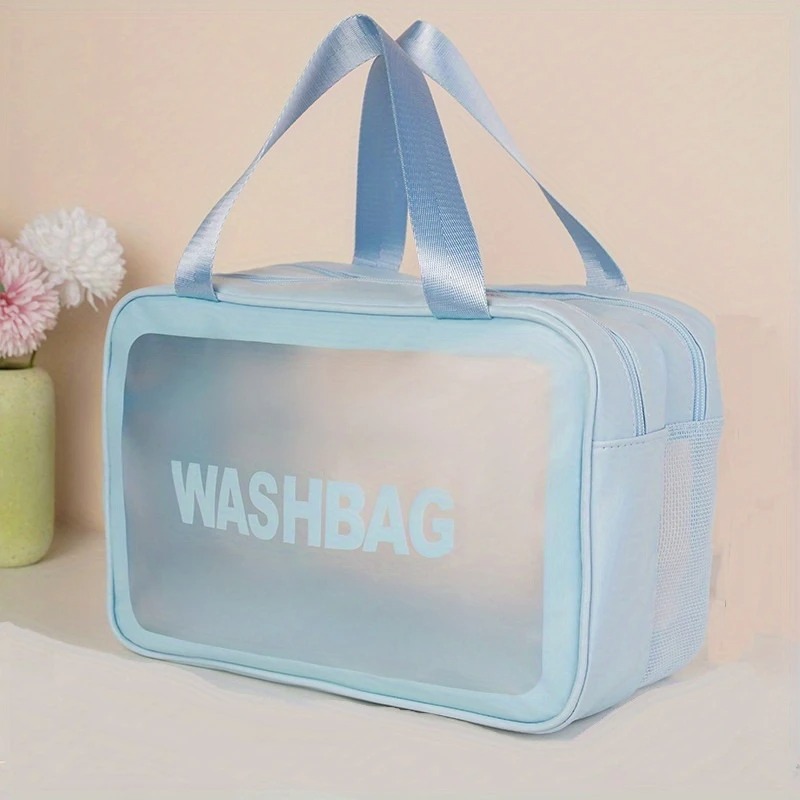 Women Portable Travel Wash Bag Female Transparent Waterproof Makeup Storage Pouch Large Capacity Cosmetic Organizer Beauty Case