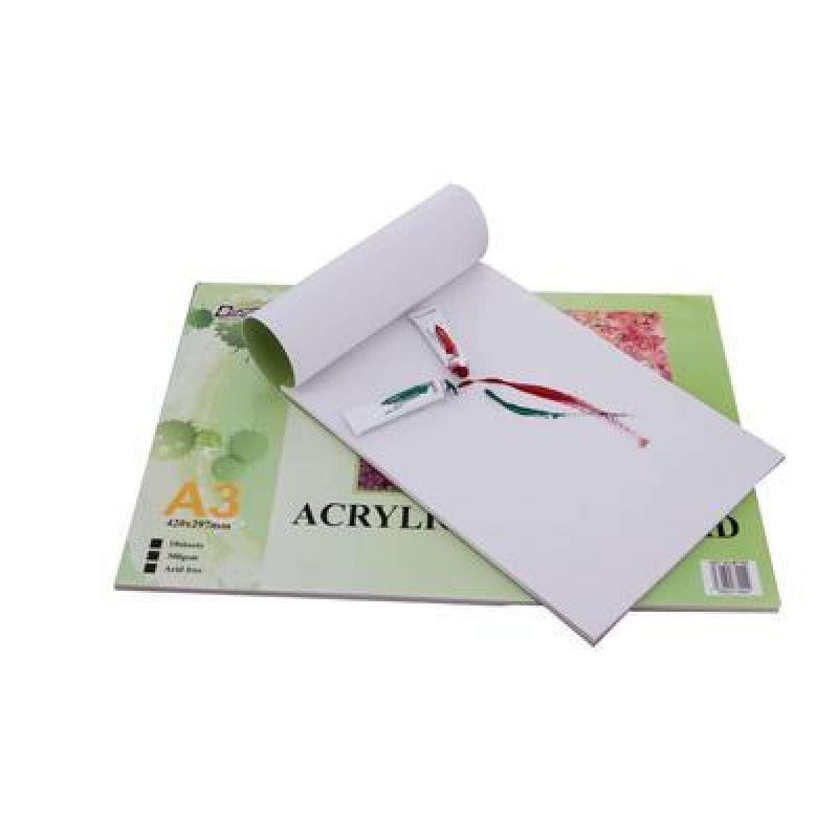 Acrylic Painting Paper Pad A 3 Size 300gsm 10 Sheets A3 Sketch Book Painting Pad Buy Online At Best Prices In Pakistan Daraz Pk
