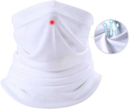 2-Piece Balaclava Set – Black & White Full Head Face Masks for Riders & Outdoor Activities