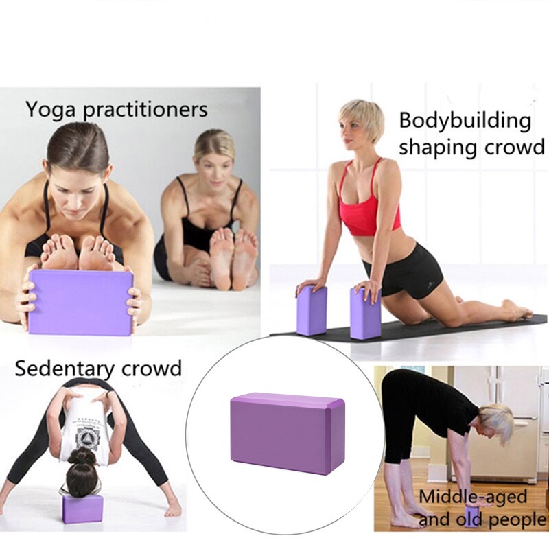 1 Piece Imported Eva Pilates Yoga Block Foam Brick/Bricks For Routine Exercises Fitness Workout Block Brick Yoga Stretching Fitness Sport