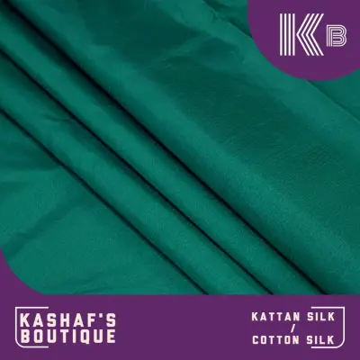 Light Sea Green Colour Plain Taffeta Silk Fabric