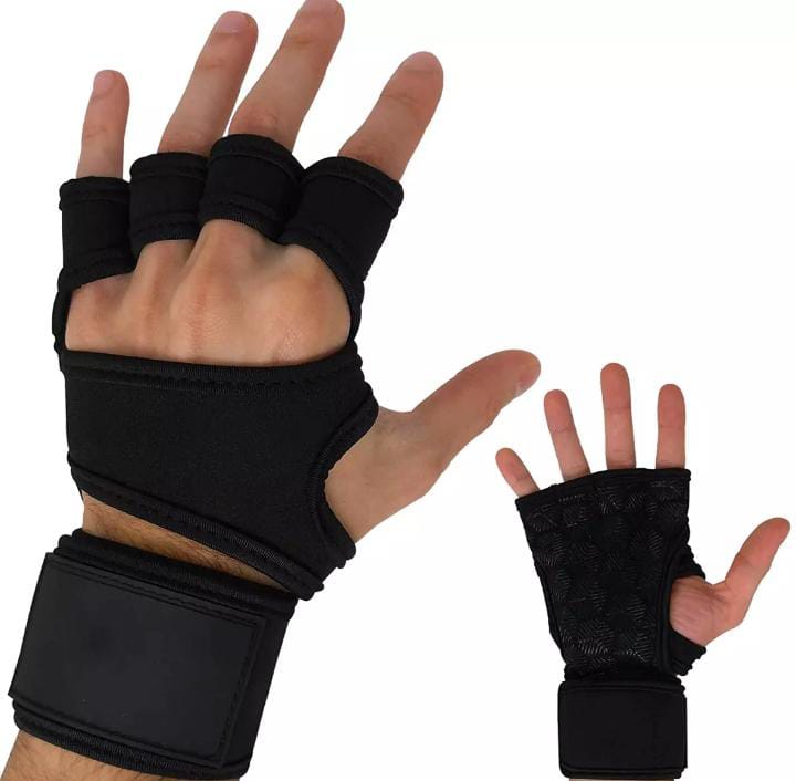 thumbnail interactive-video image 1 of Weight Gloves Men MHiL Gloves For Men & Women Weight Lifting Exercise Plus Gym Training Medium NEW Gym Gloves Mens Wrist Support 1 of 13