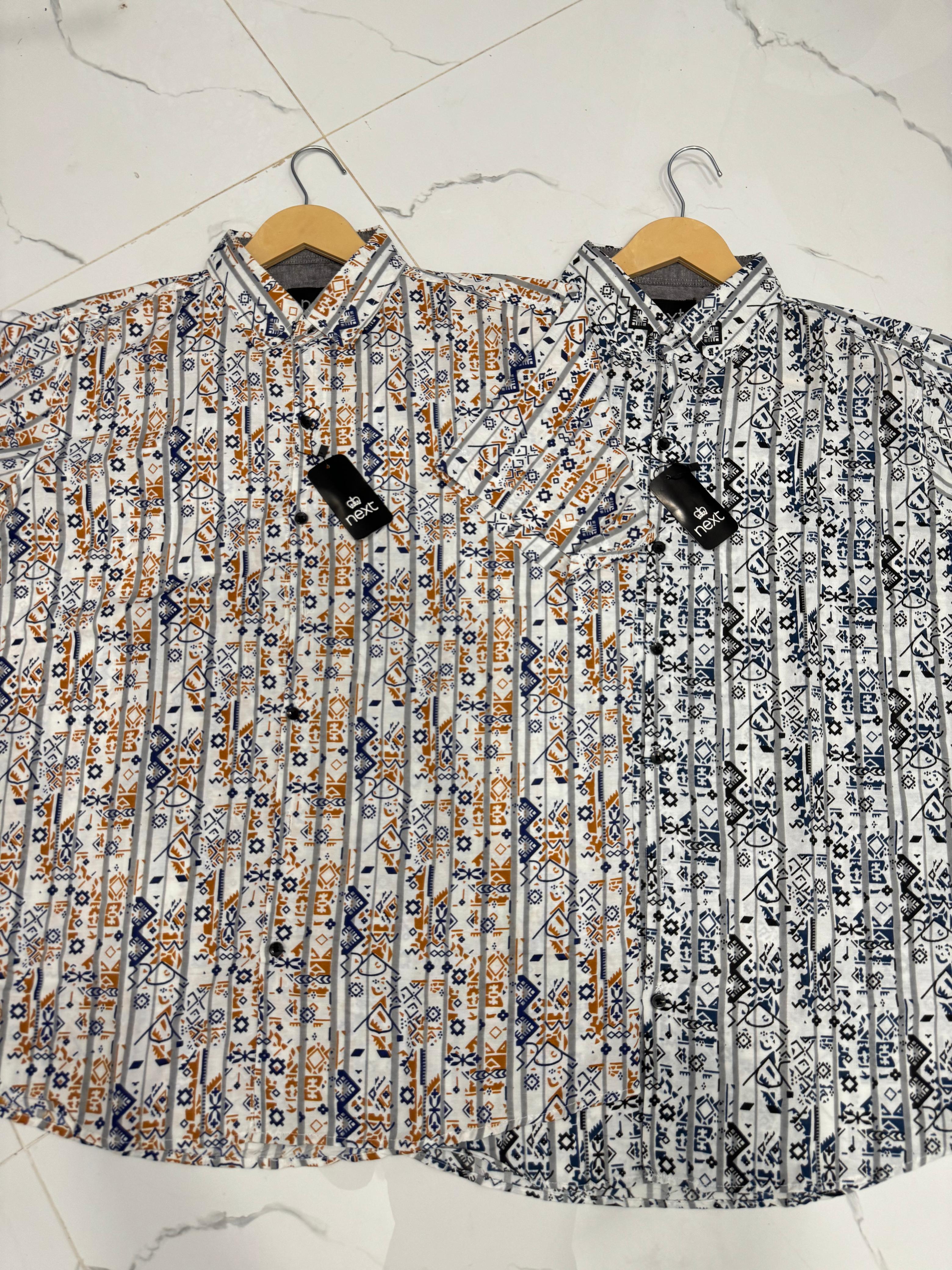 Printed cotton shirts for Boys and Mens