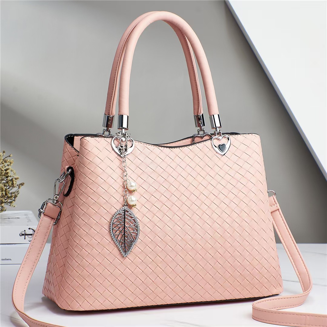 Luxury Handbags Women Bags Shoulder Bags For Women Leather Handbag Contrast  Color Ladies Hand Bag (White-Khaki) - Walmart.com