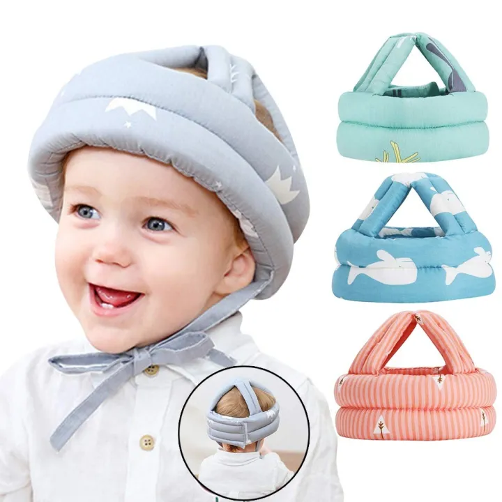 Baby Head Protection Helmet Cap – Breathable Anti-Fall Safety Cushion for Toddlers Crawling & Walking, Kids Bumper Protector Hat