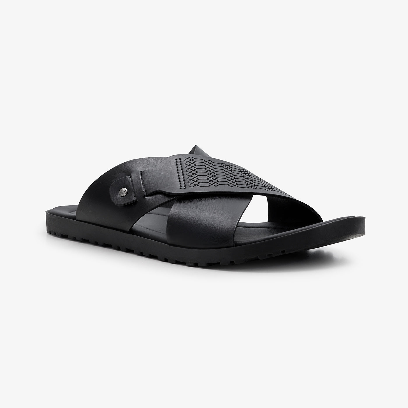 Calza BLACK Mens Chappal For Men - SS26