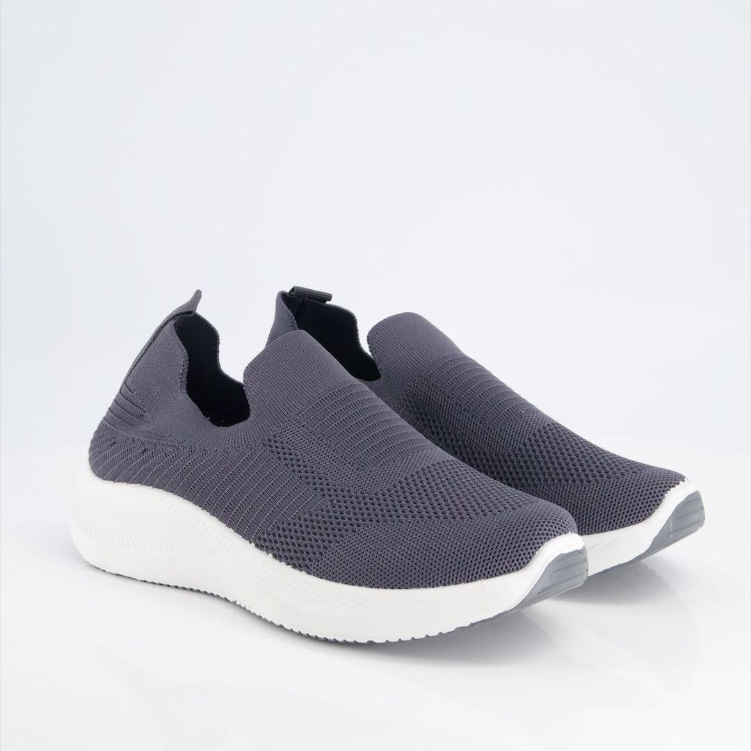 Black Camel Sneakers for Men All Season Knit Mesh Comfortable Sporty Fashionable Daily Wear Shoes, Available in Black, Blue & Grey Color