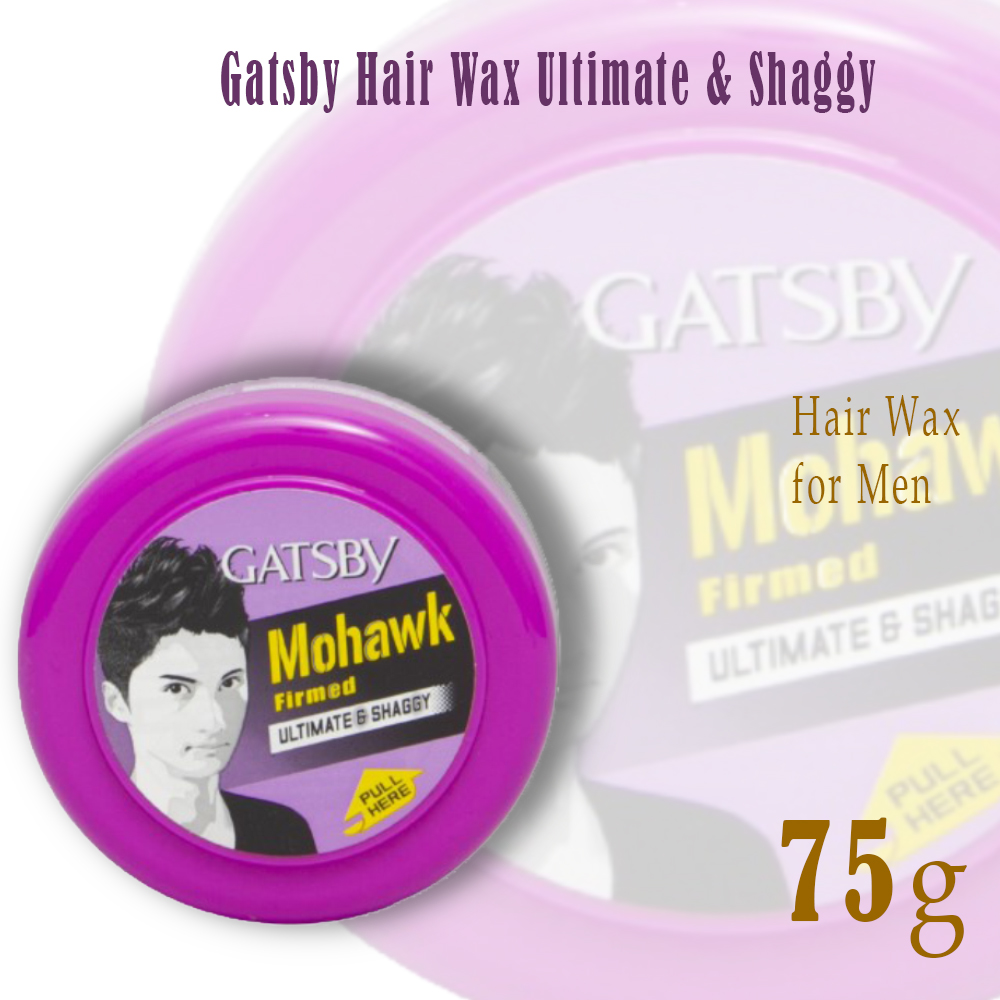 Gatsby Ultimate & Shaggy Styling Pink Hair Wax 75G