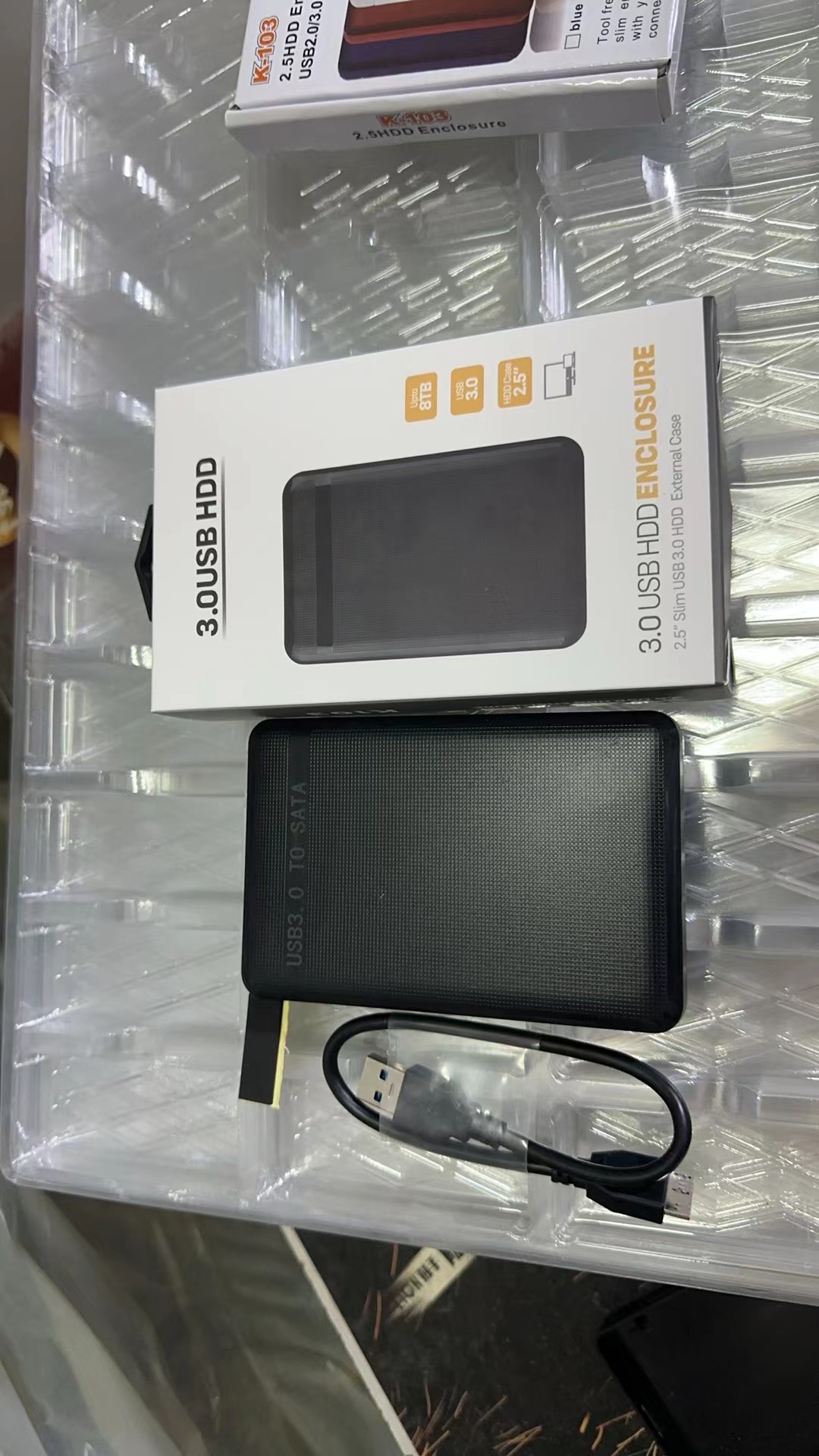 USB 3.0 HDD Enclosure 2.5" Slim External Hard Disk Drive Case 2.5 Inch SATA Box HDD SSD