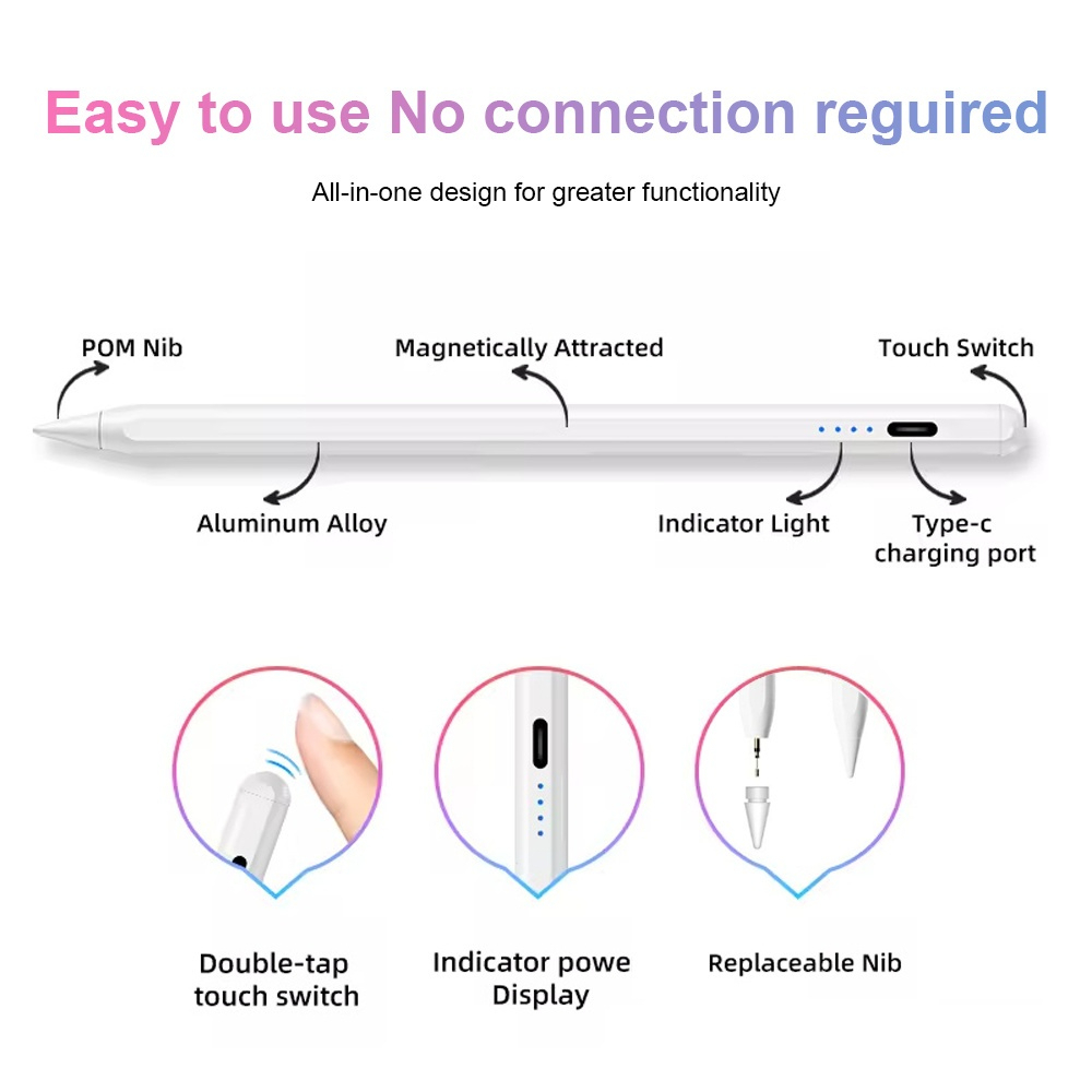Universal Stylus Pen 2 in 1 Stylus Pen for Tablets Capacitive Pen High Sensitivity Stylus Touch Pen - Global Gadgets