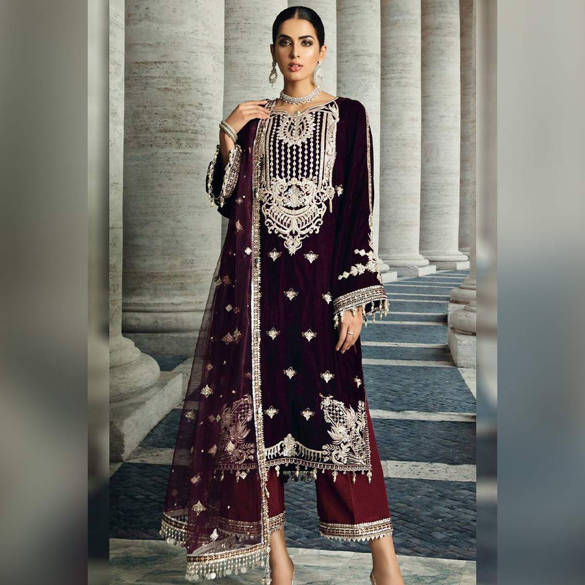 fancy embroidered dresses