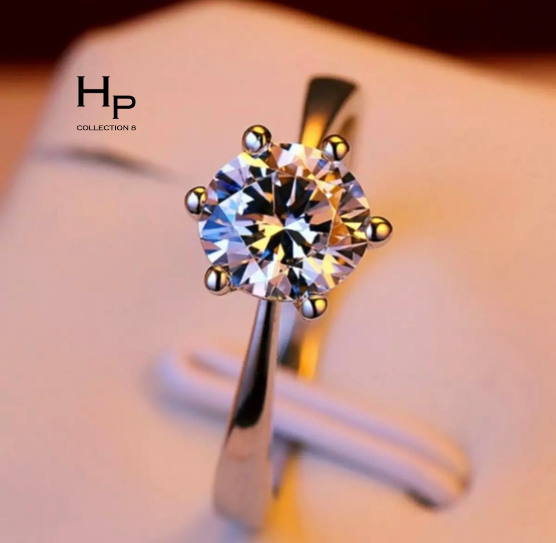 Crystal Zircon Stone Oval Diamond Ring for girl