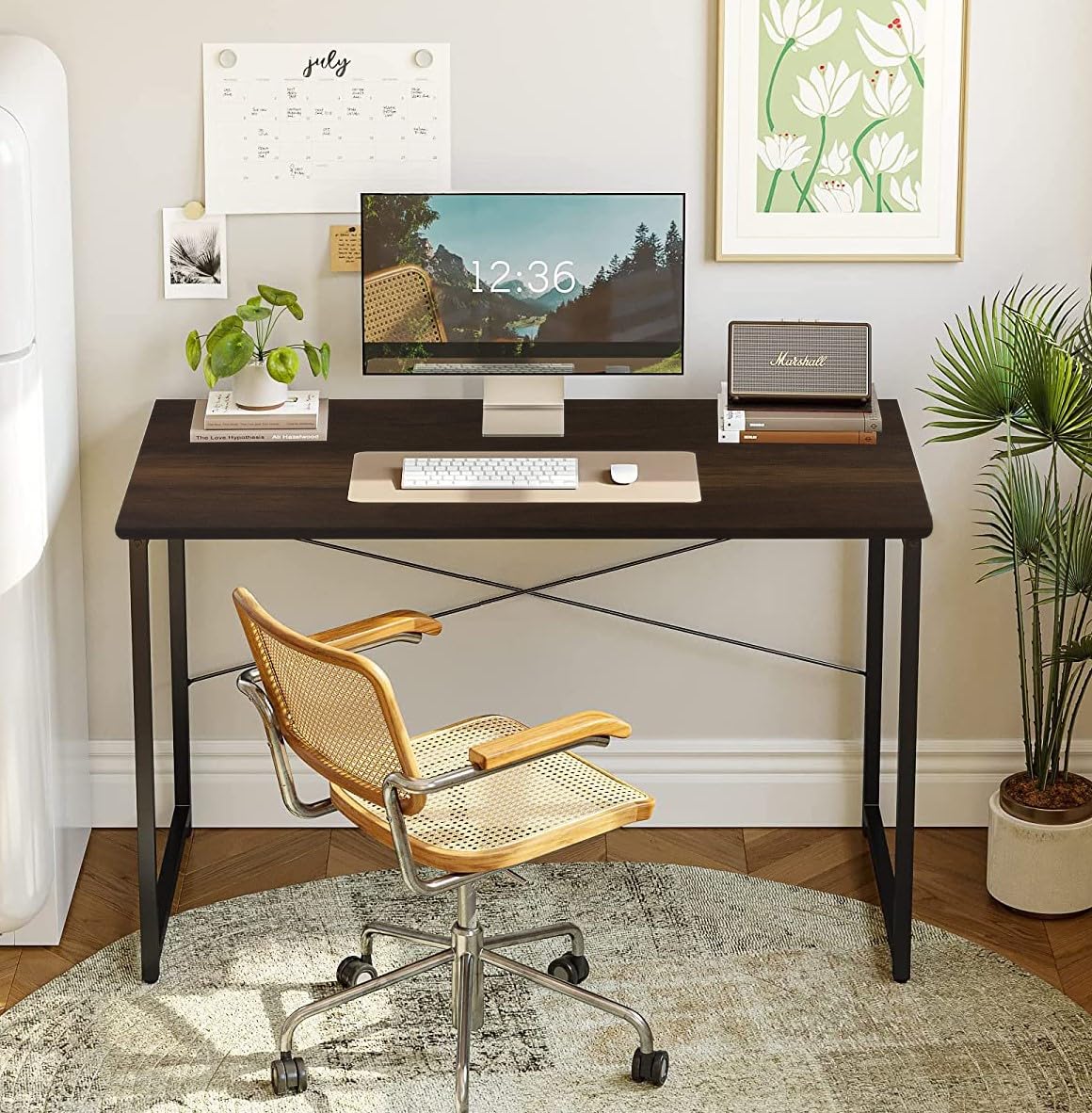 36x24 Inch Computer Table for Home |Desktop Office Study Table| Laptop ...