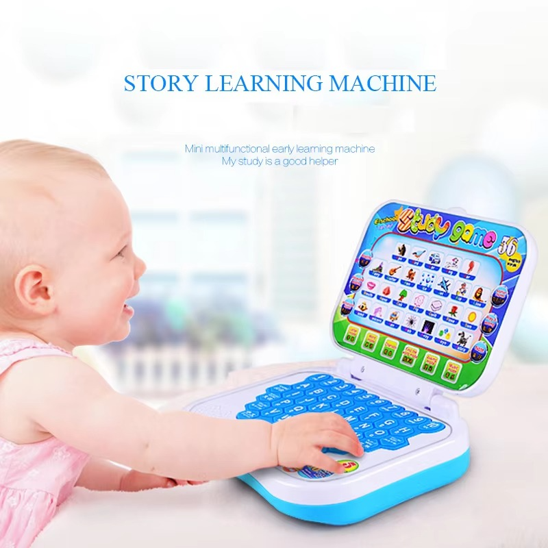 Children’s Gift Cartoon Fold English Alphabet Language Learning Machine Baby Tablet Educational Toy