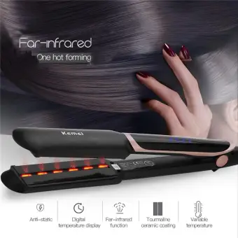 infrared light hair straightener