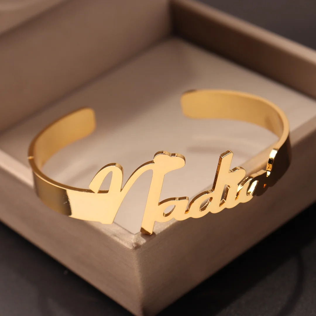 The Jewel Lodge Customize Bangles , Personalized Name Bangle And Bracelets, Custom Name Bangle & Name Bracelet For Girls And Boys (PERFECT GIFT TO SEND YOUR WIFE , FIANCE OR ANY ONE)