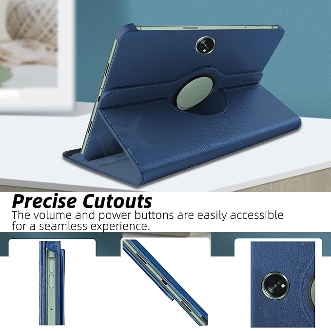 Case for OnePlus Pad 11.6 inch & Oppo Pad 2/3 11.6 inch - 360 Degree Rotatable Smart Flip Case
