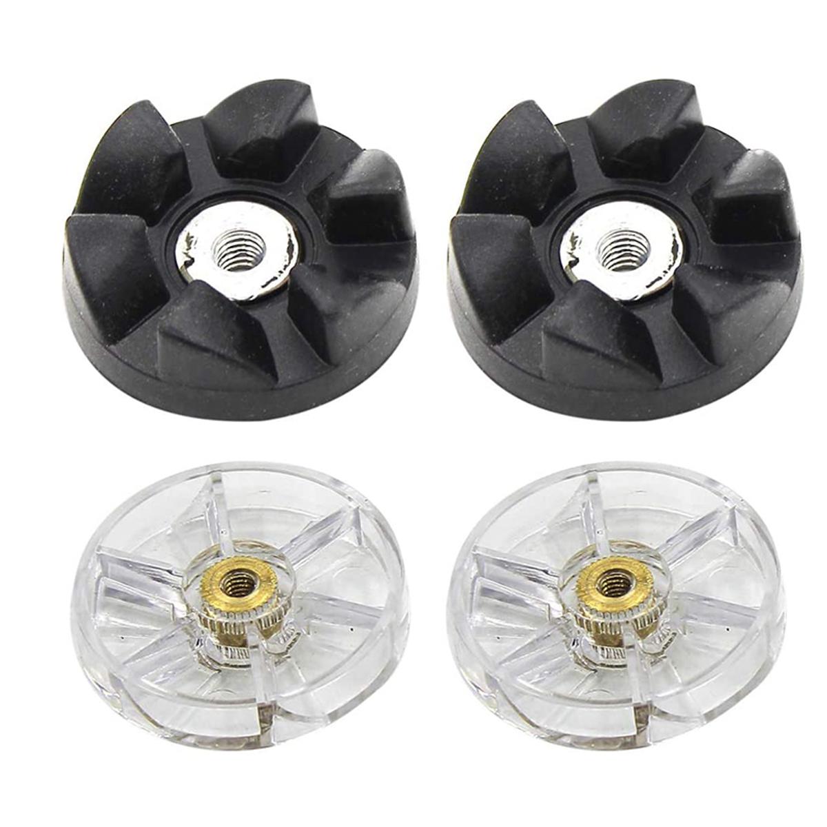 2 Pack Motor Gear and Rubber Gear Replacement Parts Compatible with Nutribullet 600W 900W Blenders NB-101B NB-101S