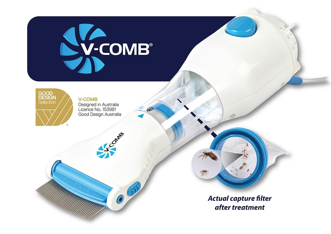 ✨ V-Comb Electronic Head Lice Removal Machine – Anti-Lice Vacuum Comb | Chemical-Free, Safe & Effective Lice Treatment Tool