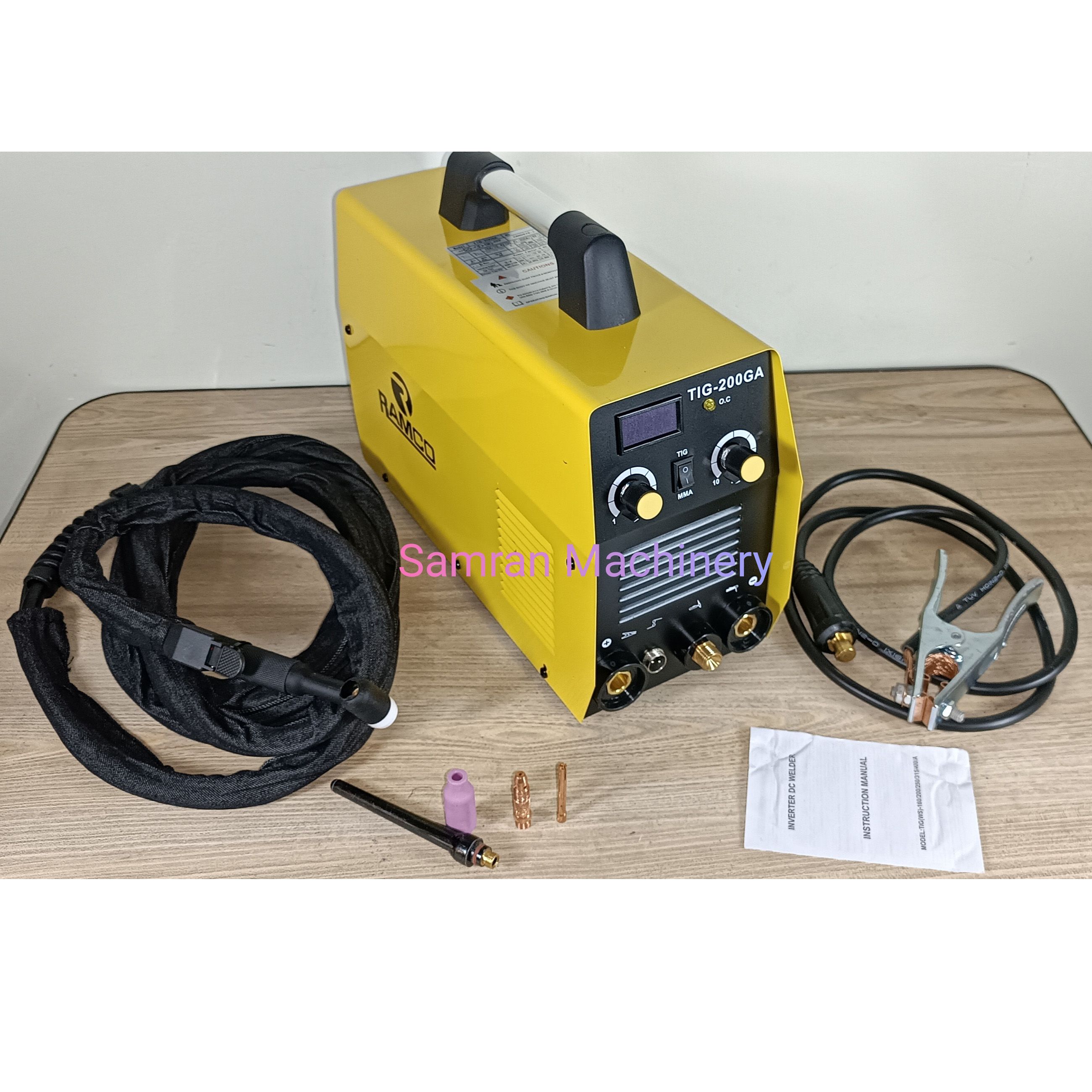 RAMCO TIG WELDING MACHINE INVERTER, TIG/MMA200, HEAVY DUTY MACHINE