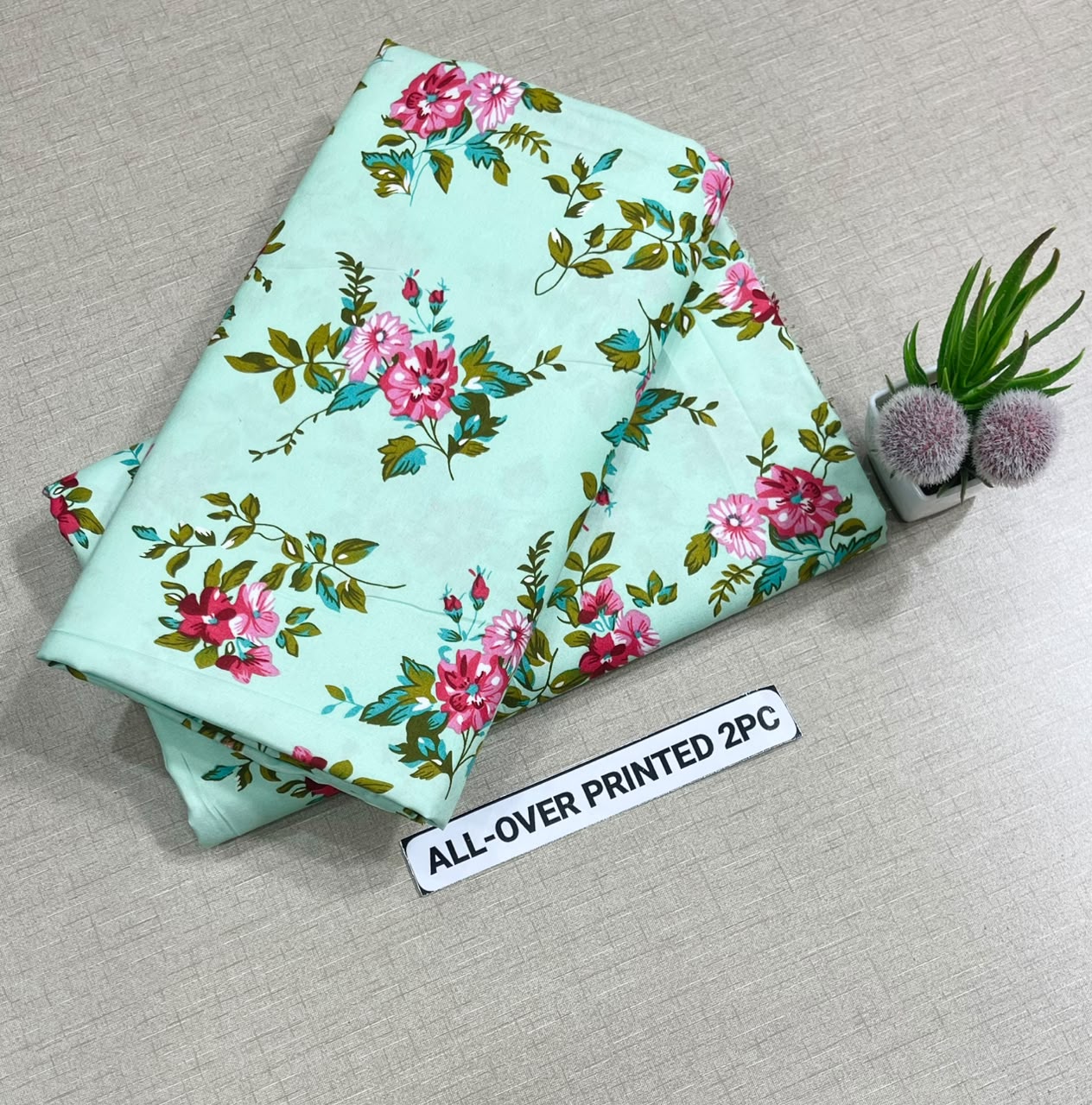 UN-Stitched Digital Printed All Over 2 PCs For Summer Season 20+ Designs & Color