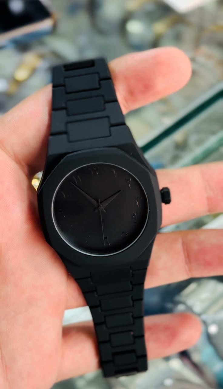 black arabic aura fiber chain watch waterproof 100% Original watch
