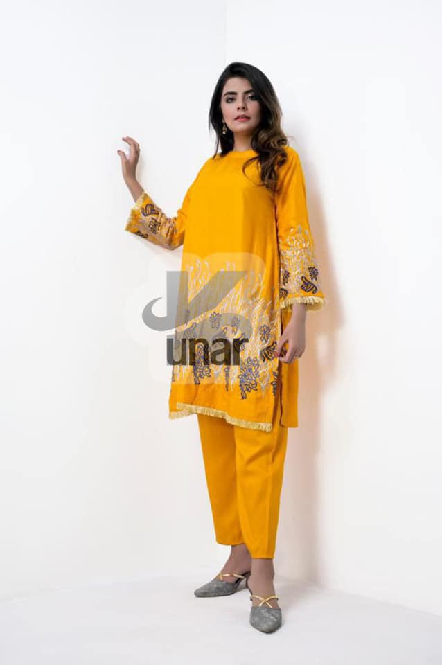 WPM Stitched Designer Suit (2 PCs 