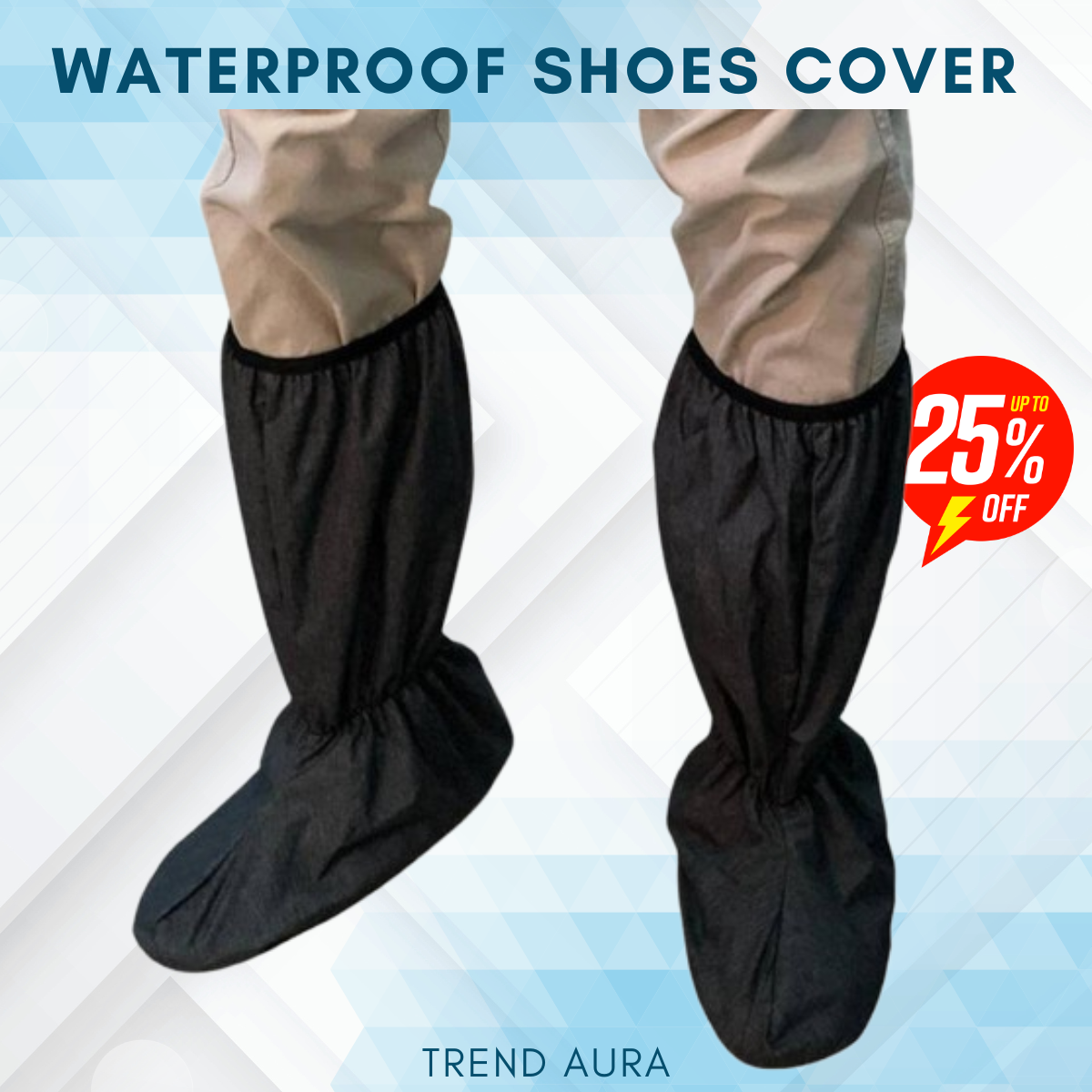 Premium Waterproof Shoe Covers | Lightweight, Foldable, and Durable | Protect Shoes from Water, Dust, and Mud | Ideal for Men, Women, and Kids