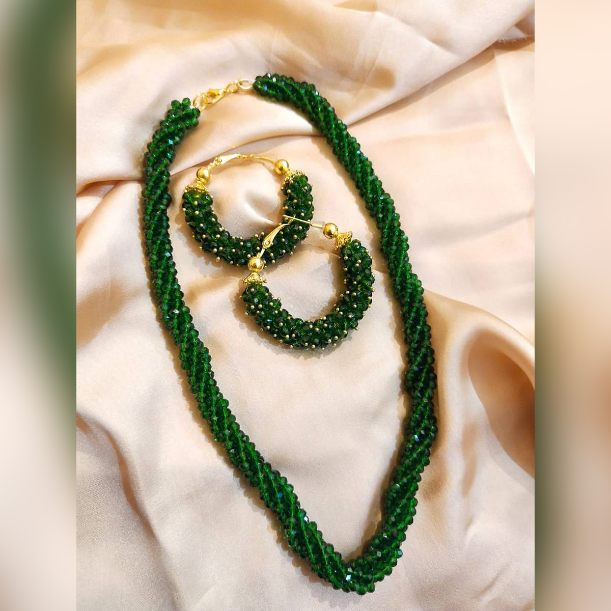 green mala set